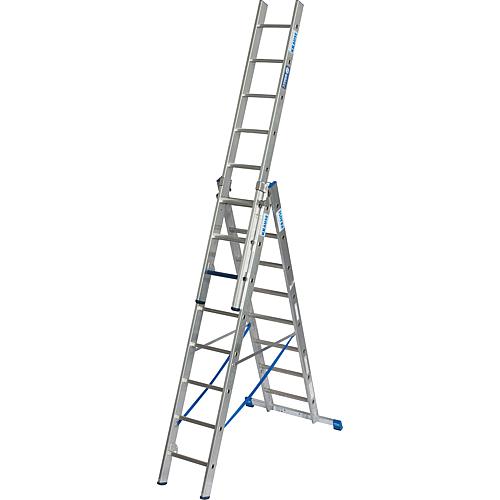 Multi-purpose ladder, three-piece