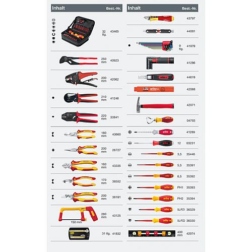 Malette à outils WIHA XXL III électrique, 100 pièces