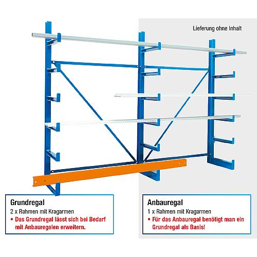 Cantilever base shelf on one side with 6 levels Anwendung 1