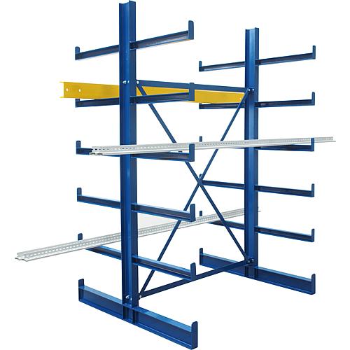 Cantilever base shelf on both sides with 12 levels Standard 1