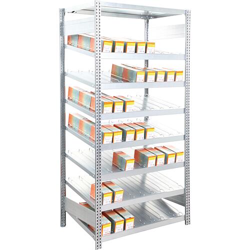 Kanban shelf - basic shelf, 7 inclined shelves Standard 1