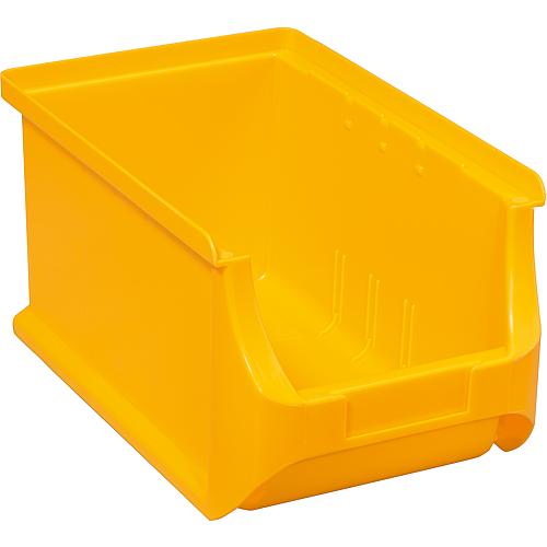 Semi-open front storage container yellow WxDxH 150x235x125mm ProfiPlus Box 3