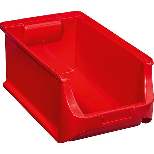 Semi-open front storage container red WxDxH 205x355x150mm ProfiPlus Box 4