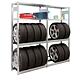 Garage shelving units with steel shelves, shelf load 250 kg, bay load 2000 kg Anwendung 2