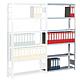 Shelving unit with 6 steel shelves, shelf load 150 kg, bay load 2000 kg, width 1005 mm