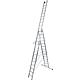 Multi-purpose ladder KRAUSE® STABILO 3x14 rungs with step function