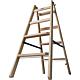 Wooden double step/rung ladder Anwendung 2