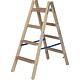 Wooden double step/rung ladder Standard 1