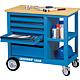 Roller workbench 1502 with 6 drawers, with wooden work surface Anwendung 2