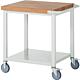 Mobile workbench 8000 Series BASIC-8 with solid beech worktop (H) (mm): 40 Standard 1