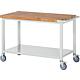 Mobile workbench 8000 Series BASIC-8 with solid beech worktop (H) (mm): 40 Standard 2