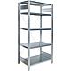 Etagère BERT emboîtable, 5 casiers acier, charge case 2000kg 2000x875x500 mm