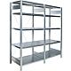 Storage shelving unit with 5 steel shelves, shelf load 150 kg, bay load 2000 kg, basic shelf, width 875 mm Anwendung 2