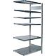 Shelving system with 6 steel shelves, shelf load 150 kg, bay load 2000 kg, attachable shelf, width 875 mm Standard 1