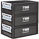 TBS transport box, black, with retrieval opening, (L x W x H): 600 x 400 x 220 mm Standard 2