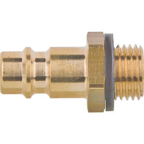 Compressed air plug nipple external thread, NW 7.2 Standard 1