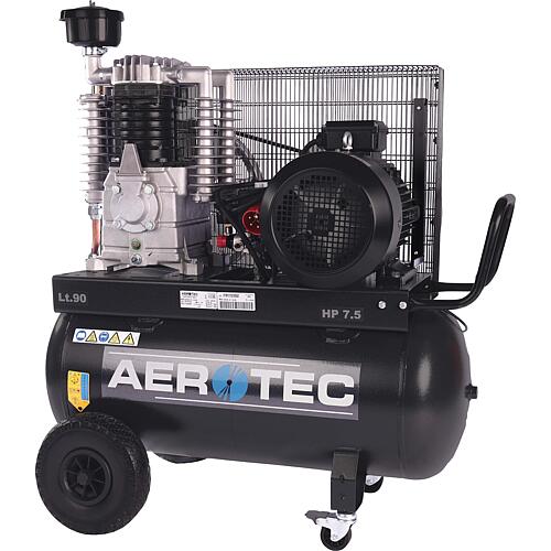 AEROTEC 890-90 PRO piston compressor, 400 V, 10 bar, 90 litre boiler Standard 1