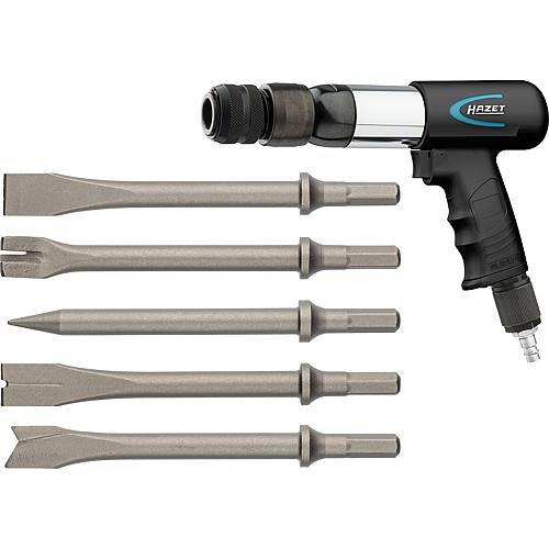 Pneumatic chisel hammer set, including chisel set Standard 1