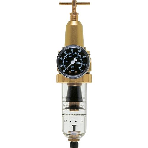 Compressed air filter controller, design: Brass Standard 1