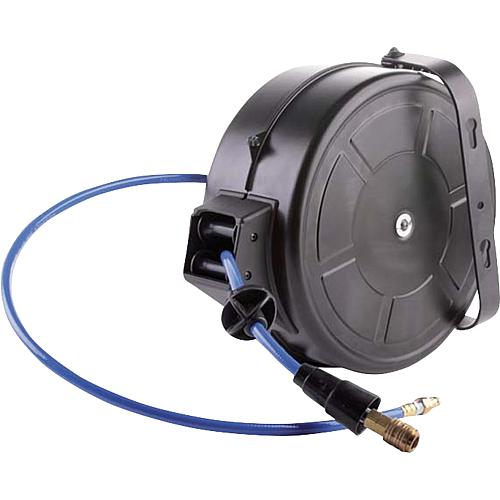 Compressed air hose drum, Automatic, length: 18 m, Ø hose: 10/15 mm