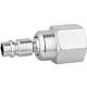 Compressed air swivel plug NW 7.2 internal thread Standard 1