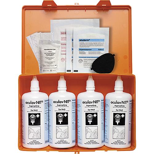 First-aid box for eye injuries Standard 1