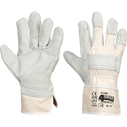 Cowhide split leather work gloves HYL Standard 1