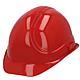 Casque de protection pour elect. rouge, 4 points d'attache selon DIN EN 397 jusqu'a 1000V