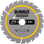 Kreissägeblatt DeWALT DT20434-QZ Ø140x20x1,5 mm mit 24 Zähnen