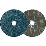 Fibre disc COMBICLICK, VICTOGRAIN for steel, cast steel, hard non-ferrous metal