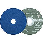 Disque fibre COMBICLICK, VICTOGRAIN-COOL pour acier, acier moulé, acier inoxydable, métaux durs non ferreux