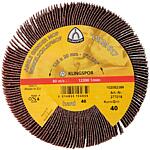 Abrasive mop wheel Klingspor CS 310 XF, 125 x 20 mm, grit 80 Thread M 14