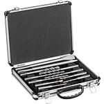 Hammer drill and chisel set, 11-piece