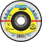 Slatted grinding disc SMT 624 Supra, curved 12°, for stainless steel, steel