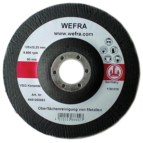 Non-woven grinding disc VSG, for stainless steel, steel, aluminium, non-ferrous metals Standard 2