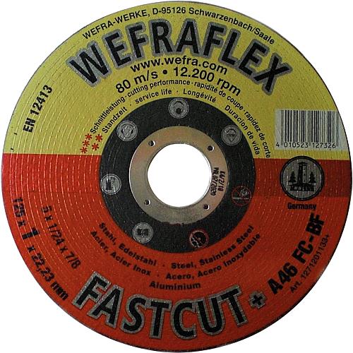Cutting disc Fastcut straight for metal 125 x 1 x 22 mm