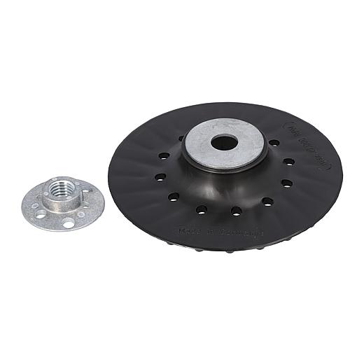 Support plate for fibre discs Anwendung 1