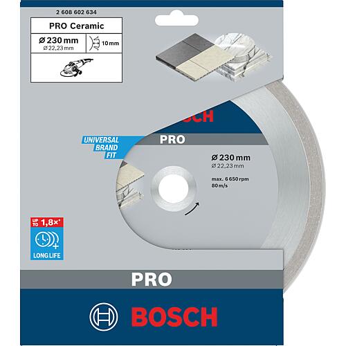 Disques à tronçonner diamantés Best for Ceramic idéal pour le grès cérame, le marbre, les carreaux et la céramique, coupe à sec