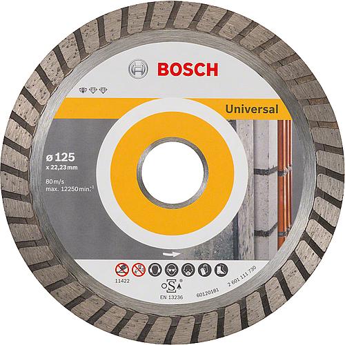 Diamond cutting disc Universal Turbo for concrete, breeze blocks, roof tiles and masonry, dry cutting Standard 2