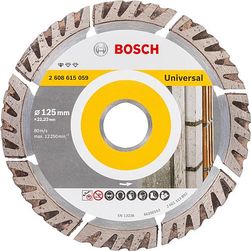 Diamond cutting disc Universal for concrete, reinforced concrete, tile, tile adhesive, marble and sheet steel, dry cutting Standard 2