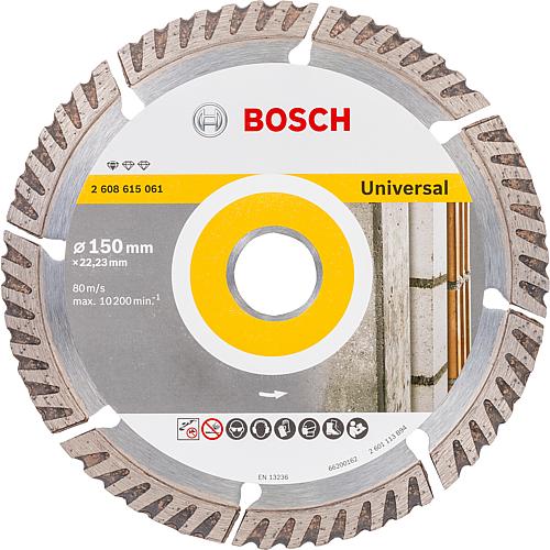 Diamond cutting disc Universal for concrete, reinforced concrete, tile, tile adhesive, marble and sheet steel, dry cutting Standard 3