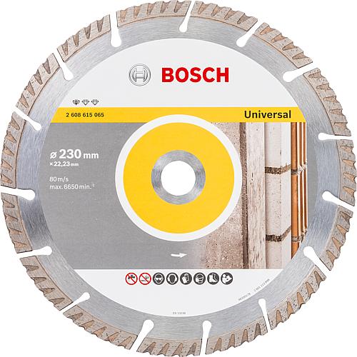 Diamond cutting disc Universal for concrete, reinforced concrete, tile, tile adhesive, marble and sheet steel, dry cutting Standard 5