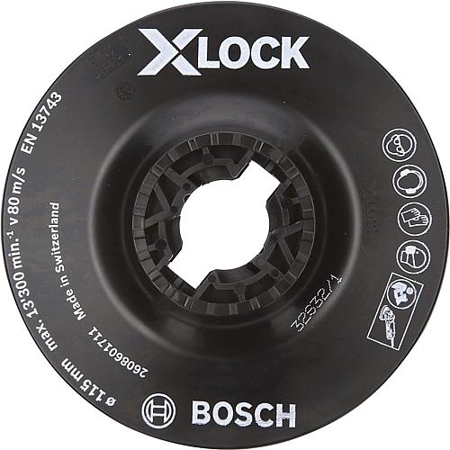 Disque d'appui BOSCH® avec porte-outil X-Lock Standard 1