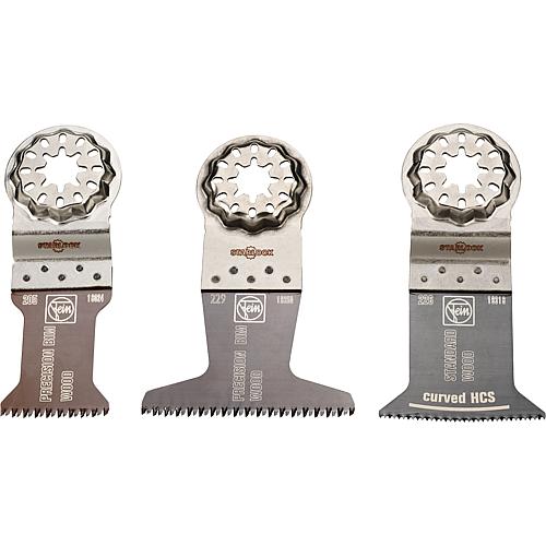 Jigsaw saw blade set, Best of E-Cut Combo Starlock, 3-piece for wood, Starlock Standard 1