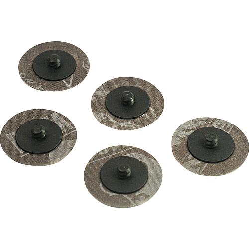 Schleifpads, ø 50 mm, für Druckluft-Mini-Tellerschleifer 82 008 47 Standard 1