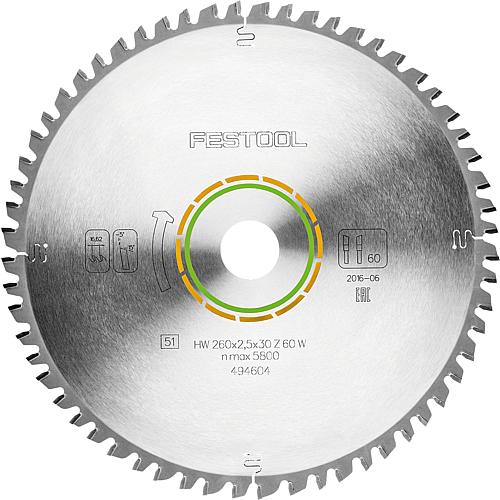 Circular saw blade for wood-based materials, building material boards, plasterboards, soft plastics Standard 2