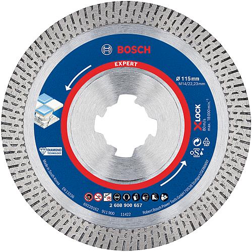 Diamond cutting disc Expert X-LOCK for ceramic, dry cutting Standard 1