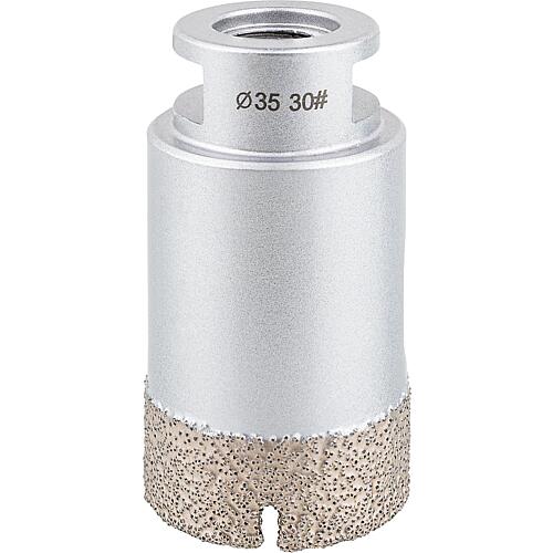 Tile core drill bit Soldia Ø 35 mm, M14 holder, dry, integrated cooling