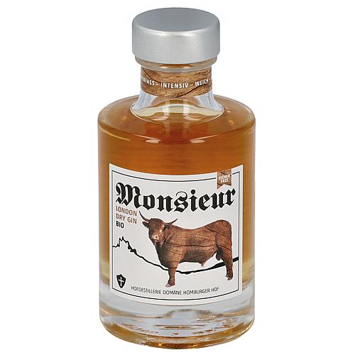 Monsieur London Dry GIN EICHENFASS 47% Vol., 100 ml Standard 1