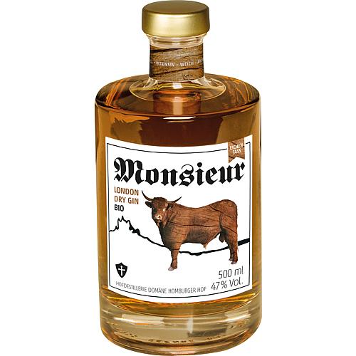 Monsieur London Dry GIN EICHENFASS 47% Vol., 500 ml Standard 1